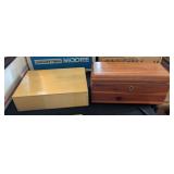 2 PC VTG LANE WOODEN KEEPSAKE BOX #2, OTHER