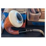 VTG GOURD CALABASH PIPE W/MEERSCHAUM BOWL  #8