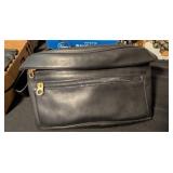 COACH BLACK LEATHER FANNY PACK #1
