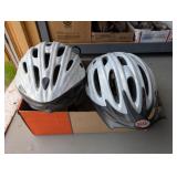 2 PC BELL HELMETS, SZ MED & SMALL, OTHER