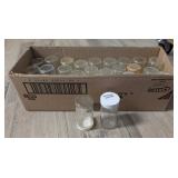 27 PC ASSTD GLASS SPICE JARS #1