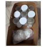 9 PC ASSTD GLASS SPICE JARS #4