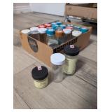 30 PC ASSTD GLASS SPICE JARS #2