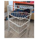 2 PC STACKABLE PIE SHAPE WIRE STORAGE RACKS