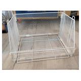 WIRE MESH STORAGE BIN