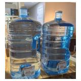 2 PC 5 GAL AMERICANMAID STACKABLE WATER BOTTLES