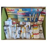 ACRYLIC, OIL BASED PAINTS, PENTEL OIL  PASTELS