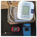 OMRON BLOOD PRESSURE CUFF & OXIMETER