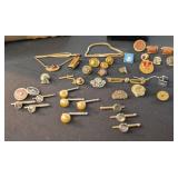 ASSTD VTG CUFF LINKS,TIE CLIPS,OTHER