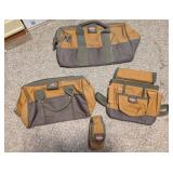 4 PC BUCKET BOSS BRAND BAGS, GATEMOUTH,