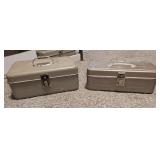 2 PC METAL STORAGE BOXES #2