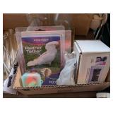 ASSTD AVIAN ITEMS, FEATHER TETHER, PARROT CAGE