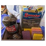 ASSTD STEEL WOOL, NYLON SCOUR PADS, SPONGES, OTHER