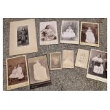 ASSTD VTG/ANTQ PHOTOGRAPHS/TIN OF CHILDREN