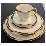 6PC LENOX HANCOCK FINE BONE CHINA PLACE SETTING #3
