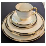 6PC LENOX HANCOCK FINE BONE CHINA PLACE SETTING #4