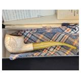 HAND CARVED MEERSCHAUM  PIPE #16