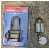 2 PC PADLOCKS, TRUE VALUE-NIP, YALE