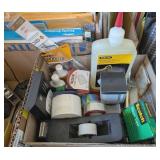 OFFICE SUPPLIES #5, WITE-OUT, RULERS, SCOTCH TAPE