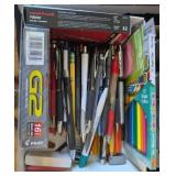OFFICE SUPPLIES #8, ASSTD PENS, PENCILS, ERASERS &