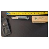COLUMBIA RIVER KNIFE W/BELT STRAP CASE