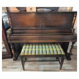 KIMBALL CHICAGO VTG PIANO W/BENCH