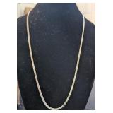 SILVER TONE NECKLACE, MARKED '925', 'MILOR'