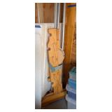 VTG WOOD/METAL QUILTING FRAME