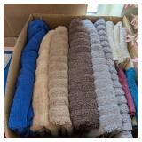 ASSTD COLORED BATH TOWELS