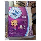 PUFFS 3 PACK FACIAL TISSUES, ULTRA SOFT
