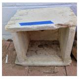 HEAVY CONCRETE PLANTER BOX