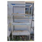 METAL SHELVING UNIT #2  4-SHELF