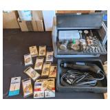 DREMEL PLASTIC TOTE & HIGH SPEED ROTARY TOOL &