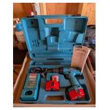 MAKITTA CORDLESS DRIVER DRILL IN CASE