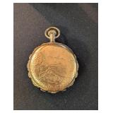 VTG GOLD TONE ELGIN POCKET WATCH