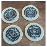 4 PC JACK DANIEL COASTERS