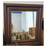 VTG WOOD FRAMED MIRROR
