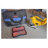 DEWALT CORDLESS JIG SAW W/BOSCH JIG SAW BLADES &