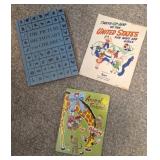 3 PC VTG CHILDREN'S BOOKS, U.S. MAP