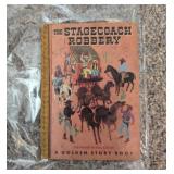 VTG CHILDREN'S BOOK, 'STAGECOACH ROBBERY'