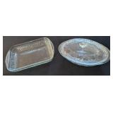 3 PC ANCHOR HOCKING AVALON BAKING DISH, COVERED