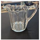 CLEAR GLASS PITCHER