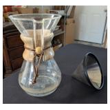 CHEMEX POUR OVER GLASS CARAFE COFFEEMAKER