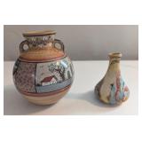 2 PC POTTERY, MEXICAN, OTHER, SIGNED