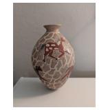 HAND CRAFTED, SIGNED, POTTERY WATER VESSEL