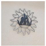 METAL CACTUS/COYOTE/SUNBURST  WALL ART