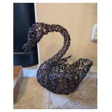 WOVEN SWAN BASKET