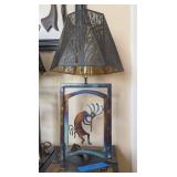 METAL KOKOPELLI LAMP #2