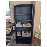 5-SHELF BOOKCASE, ADJUSTABLE SHELVES