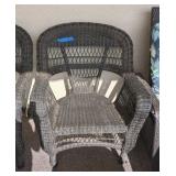 WICKER OUTDOOR ARM CHAIR #1